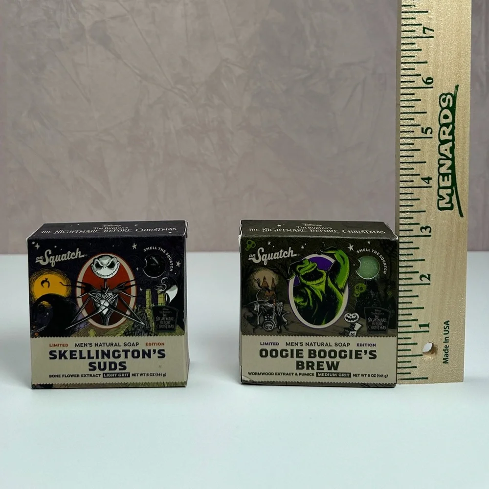 Dr. Squatch Skellington's Suds and Oogie Boogie's Brew Soap Set